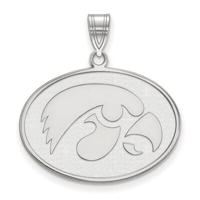 University of Iowa Large Pendant Sterling Silver SS046UIA, MPN: SS046UIA, 886774725765