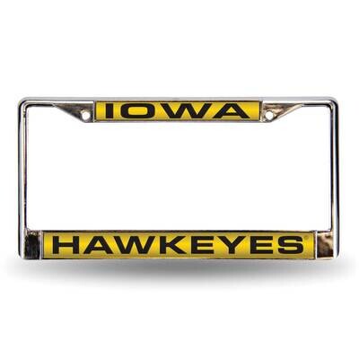 Collegiate University of Iowa Laser Chrome Car License Plate Frame GC7006, MPN: GC7006, 94746403867