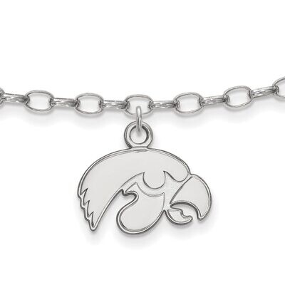 University of Iowa Anklet Sterling Silver SS030UIA, MPN: SS030UIA, 886774724423
