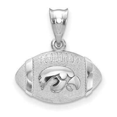 The University of Iowa Football Pendant Sterling Silver SS506UIA, MPN: SS506UIA, 191101122781