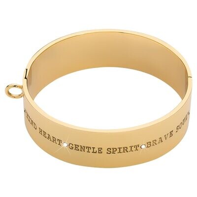 Nikki Lissoni Large Bangle of 2cm with The Engraving Kind Heart B1154G21, MPN: B1154G21, 8719075303…