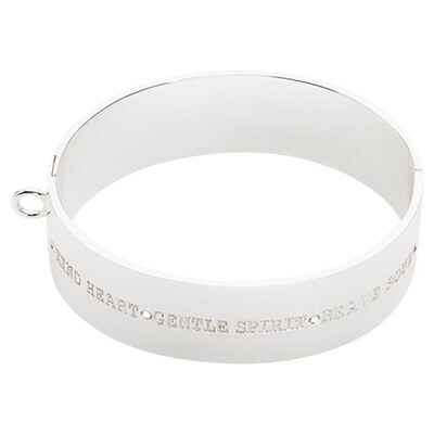 Nikki Lissoni Large Bangle of 2cm with The Engraving Kind Heart B1154S19, MPN: B1154S19, 8719075303…