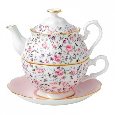 Royal Albert Rose Confetti Tea For One, MPN: 40002399, 701587144483