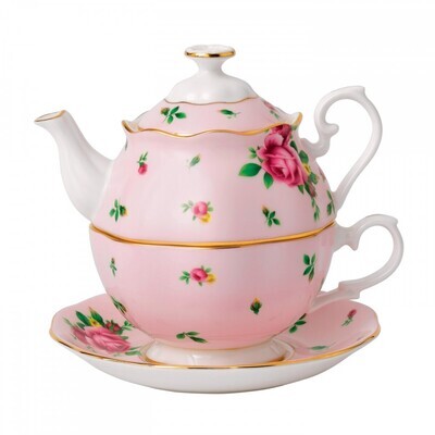 Royal Albert New Country Roses Pink Tea For One, MPN: 40002520, 701587144490