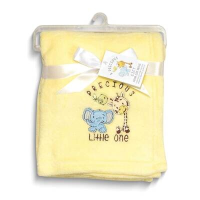 Precious Little One Yellow Fleece Blanket GM24509, MPN: GM24509, 603799234207