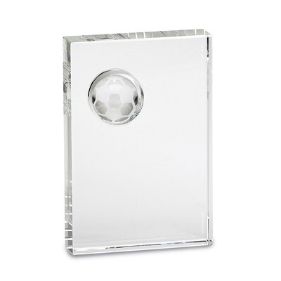 Optic Crystal Large Soccer Trophy GM14634