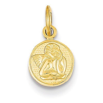 Small Polished Angel Charm 14k Gold C349, MPN: C349, 886774073194