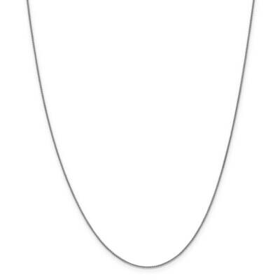 .80mm Spiga with Lobster Clasp Chain 26 Inch 14k White Gold PEN95-26, MPN: PEN95-26, 883957170305