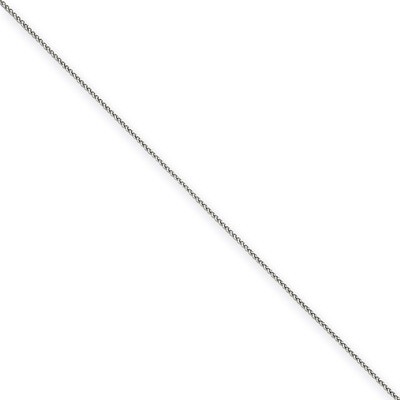1mm Spiga Chain Anklet 10 Inch 14k White Gold PEN95-10, MPN: PEN95-10, 886774993478