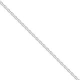 8 Inch 3.5mm Cable Chain Sterling Silver QCL100-8, MPN: QCL100-8, 883957919904