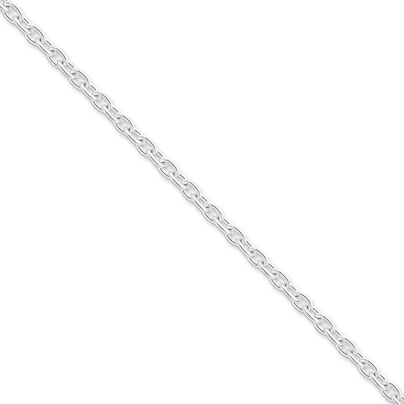 20 Inch 4.5mm Cable Chain Sterling Silver QCL120-20, MPN: QCL120-20, 883957919935