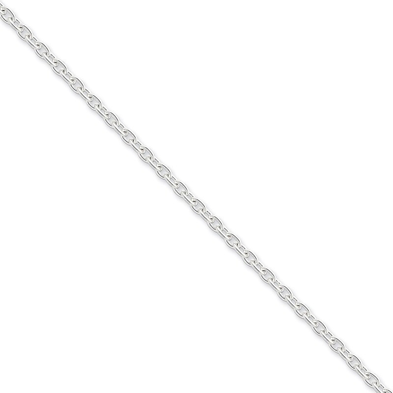 16 Inch 3.5mm Cable Chain Sterling Silver QCL100-16, MPN: QCL100-16, 883957919843