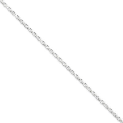 20 Inch 2.75mm Cable Chain Sterling Silver QCL080-20, MPN: QCL080-20, 883957083445