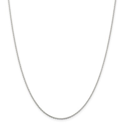 22 Inch 1.5mm Cable Chain Sterling Silver QCL040-22, MPN: QCL040-22, 886774003412