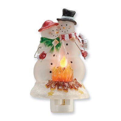6.5In Snowmen Couple Night Light GM5906, MPN: GM5906, 89945377132