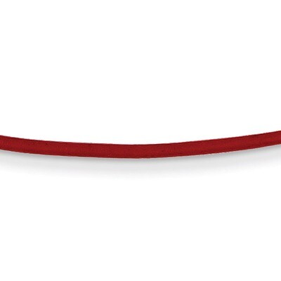 1.5mm Poppy Leather Cord Necklace 18 Inch 14k Gold XG254-18, MPN: XG254-18, 191101537073