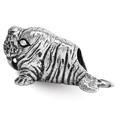 Walrus Bead - Sterling Silver QRS3537, MPN: QRS3537, 886774964713