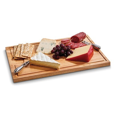 Rubberwood Cutting Board with Well GM19219, MPN: GM19219, 47105158441