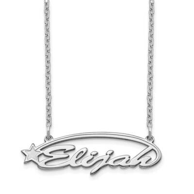 Shooting Star Nameplate Sterling Silver XNA935SS, MPN: XNA935SS, 191101989575