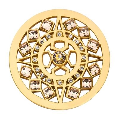 Nikki Lissoni Shooting Star with Swarovski Crystals Gold-plated 33mm. Coin C1648GM, MPN: C1648GM, 8…