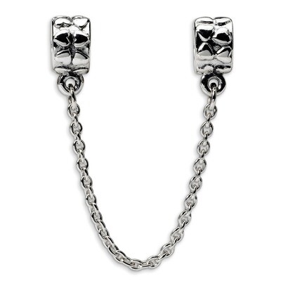 Security Chain Heart Bead - Sterling Silver QRS121, MPN: QRS121, 883957719603