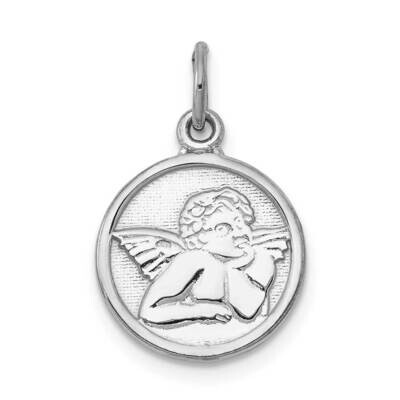 Polished Angel Charm 10k White Gold 10D1508, MPN: 10D1508,