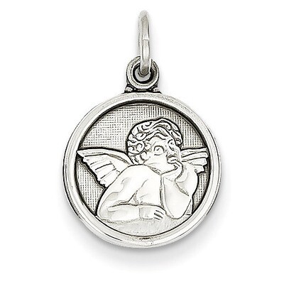 Polished Angel Charm 14k White Gold D1508, MPN: D1508, 883957246673