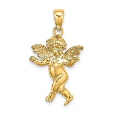 Wings Out Guardian Angel Walking Charm 14k Gold 2-D K8382, MPN: K8382, 637218034383