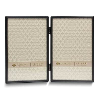 Simply Black Metal 4x6 Double Photo Frame GM25531, MPN: GM25531, 751148070034
