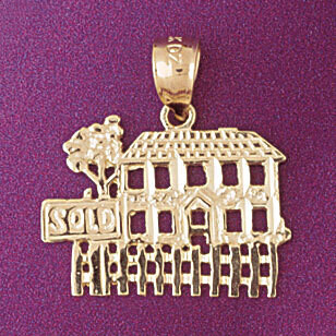 Dazzlers Jewelry House Pendant Necklace Charm Bracelet in Yellow, White or Rose Gold 6978, MPN: DZ-…