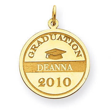 Personalized Graduation Charm 14k Gold XNA363Y, MPN: XNA363Y, 886774129686