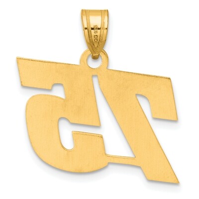 Block Number 75 Pendant 14k Gold Polished BN75, MPN: BN75, 196904078884
