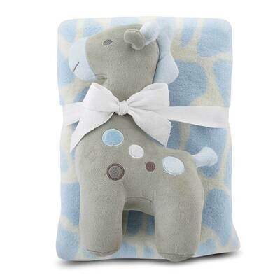 Blue Giraffe and Blanket Set GM23157, MPN: GM23157, 886083622656