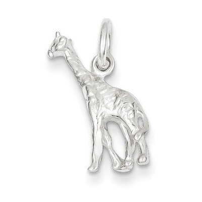 Giraffe Charm Sterling Silver QC917, MPN: QC917, 883957917917