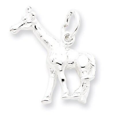 Giraffe Charm Sterling Silver QC6365, MPN: QC6365, 883957915920