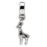 Giraffe Dangle Bead - Sterling Silver QRS522, MPN: QRS522, 883957724331