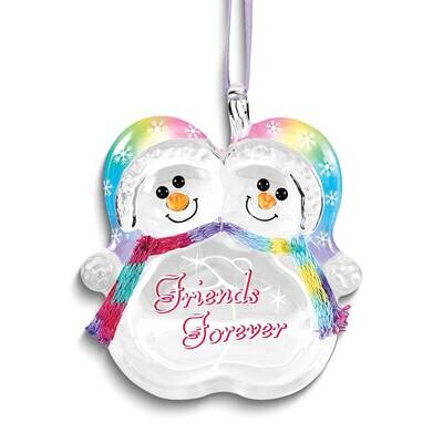 Glass Baron FRIENDS FOREVER Snowmen Glass Ornament GM25001, MPN: GM25001, 708873045783