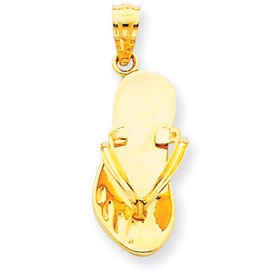 Flip Flop Pendant 14k Gold C3229, MPN: C3229, 886774617695