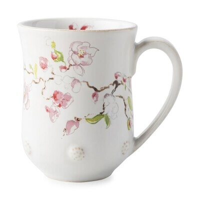 Juliska Berry &amp; Thread Floral Sketch Cherry Blossom Mug FB06B/88, MPN: FB06B/88, 810034830883
