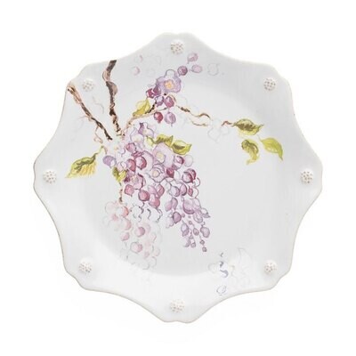 Juliska Berry &amp; Thread Floral Sketch Wisteria Dessert Salad Plate FB02D/88, MPN: FB02D/88, 81003483…