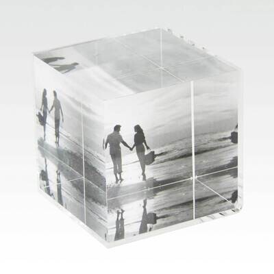 Tizo 2.5x2.5 Cube Paper Weight Acrylic HA157CL22, MPN: HA157CL22,