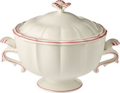 Gien Filet Coral Soup Tureen 1839CSOU22, MPN: 1839CSOU22, 3660838017136
