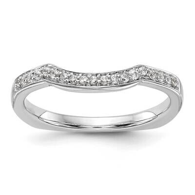 Diamond Wedding Band 14k White Gold RM2199B-012-WAA, MPN: RM2199B-012-WAA,
