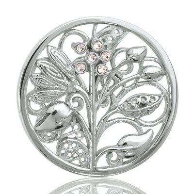 Nikki Lissoni Fantasy Tree Silver Plated 33mm Coin C1025SM, MPN: C1025SM, 8718627460771