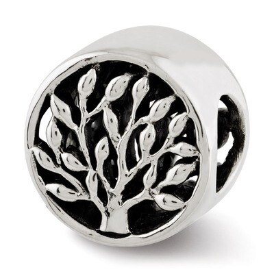 Tree Bead - Sterling Silver QRS2990, MPN: QRS2990, 886774991245