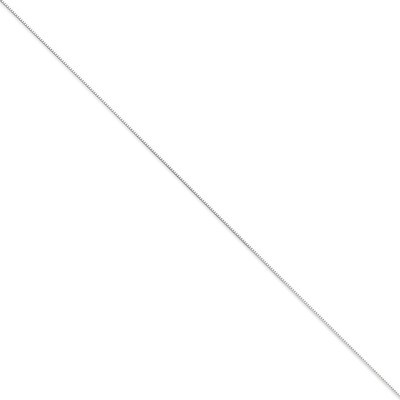 0.70mm Box Chain with lobster Catch 16 Inch 14k White Gold WLB050L-16, MPN: WLB050L-16, 886774539522