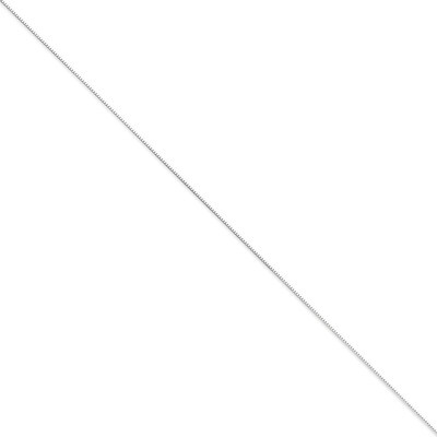 0.70mm Box Chain with lobster Catch 24 Inch 14k White Gold WLB050L-24, MPN: WLB050L-24, 886774539553