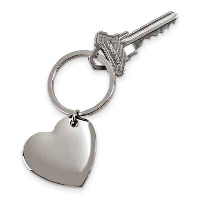 Nickel-plated Heart Key Ring GM14582, MPN: GM14582, 47105025071