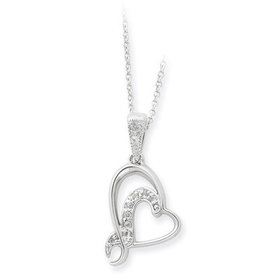 A Gift For My Sister/ For My Bridesmaid 18 Inch Necklace Sterling Silver QSX227, MPN: QSX227, 88395…