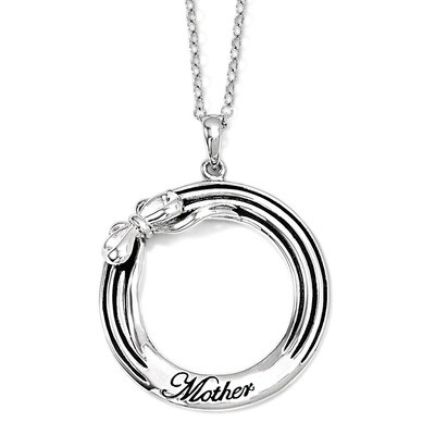 My Mother, My Gift 18 Inch Necklace Sterling Silver Antiqued QSX564, MPN: QSX564, 886774254241